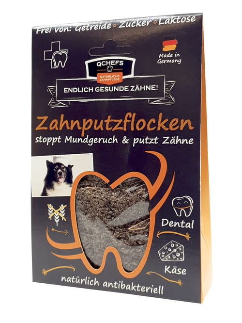 QCHEFS Zahnputzflocken Hund